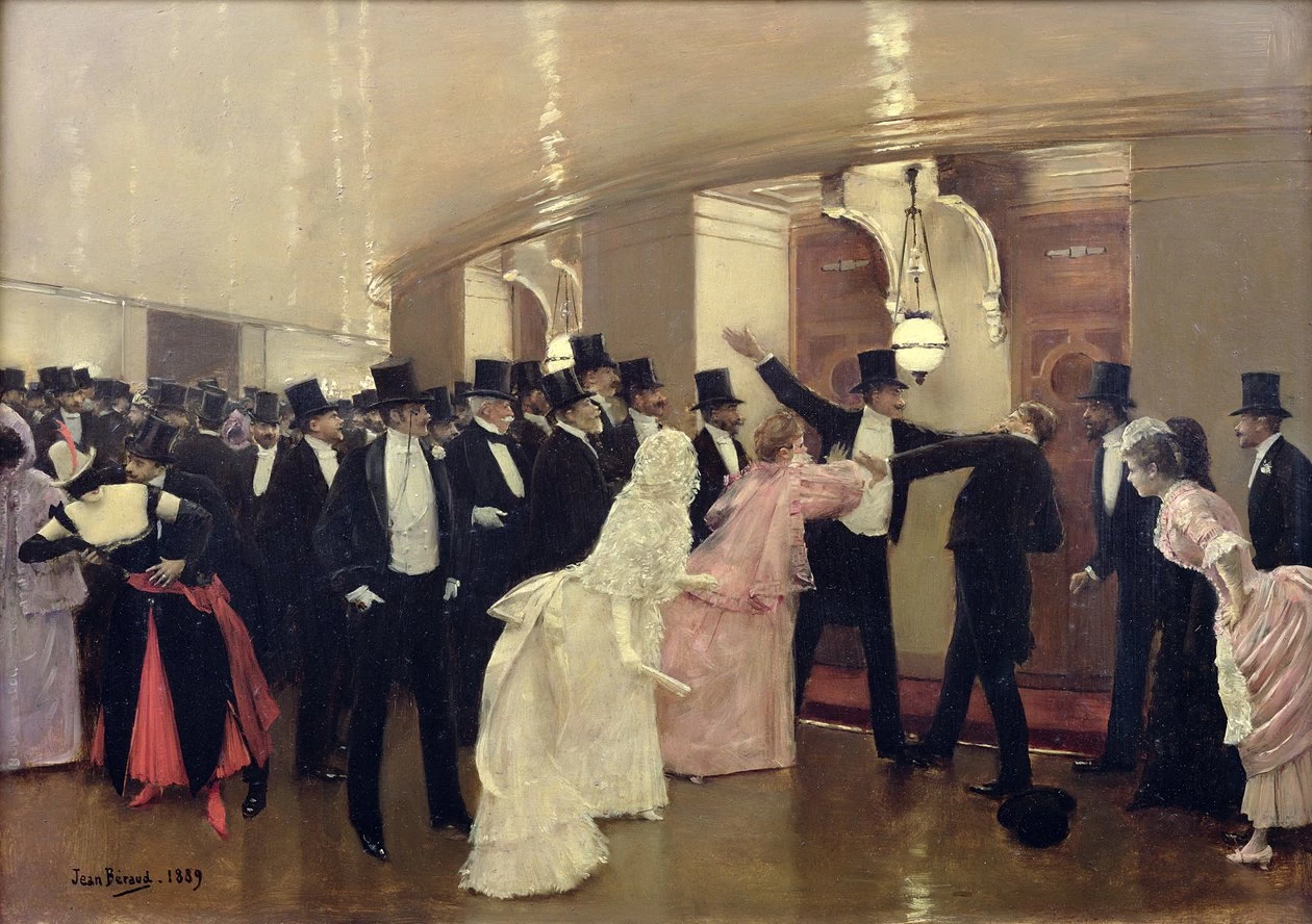Una discussione nei corridoi dell'Opera, 1889 - Museo Carnavalet
